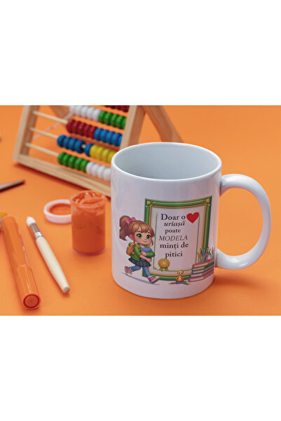 ROPRESSO Educator / teacher gift mug – "Only a huge heart can shape the minds...