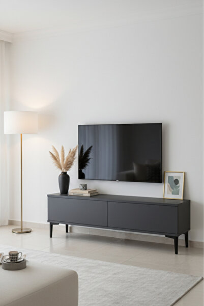 zetuna home TSA1299A - TSA120 TV STAND, TV SEHPASI ve TV ÜNİTESİ ANTRASİT 120CM