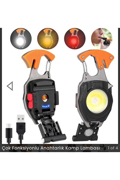 MZK Çok fonksiyonlu anahtarlık kamp lambası