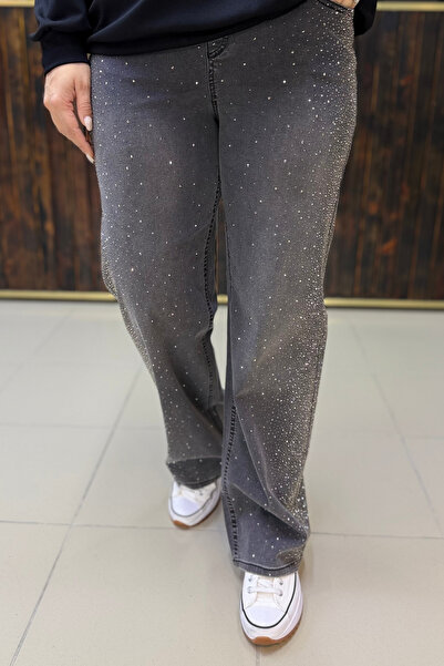 GÖKSEL FULL TAŞLI JEAN BÜYÜK BEDEN PANTOLON