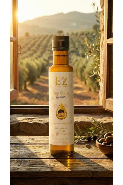 EZ ErdekZeytinlik Şef Serisi Trüf Mantar Çeşnili Zeytinyağı 250 mL