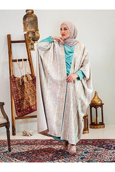 Marvella By Rasha Mint Gold Bisht