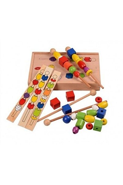 OEMS Joc educativ Montessori „Frigărui din lemn”