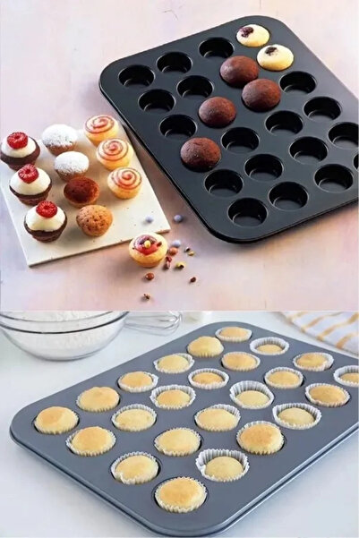 shopwave CML 24'lü Teflon Mini Muffin Kalıbı (0177)