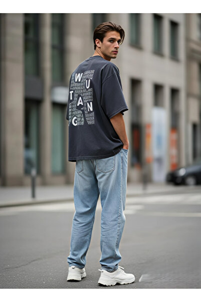 ALANAQA Box Fit Oversize Washed Unisex T-Shirt