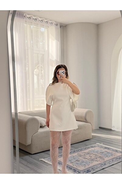 TR Omuz dekolte mini elbise