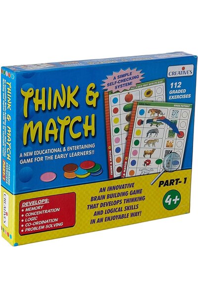 OEMS Logic and Intelligence Game Think and Match, 4 years+