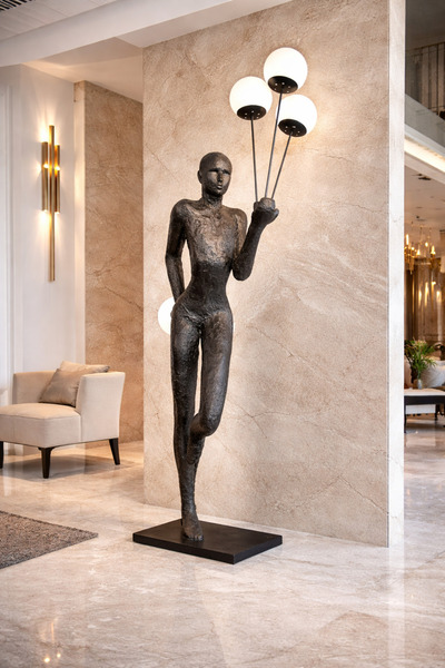 NOYA LİGHTİNG HEYKEL - İNSAN FİGÜRÜ KADIN FİGÜRÜ HEYKEL - HEYKEL AYDINLATMA -...