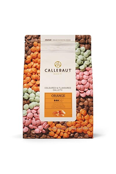 Barry Callebaut Callebaut Ciocolata alba portocala premium fulgi dropsuri de ...