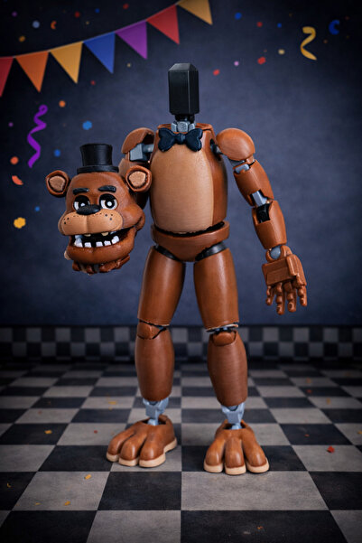 Rüzgar Tasarım FNAF Freddy (Five Nights at Freddy's) 20 cm Eklemli Dummy T13 ...