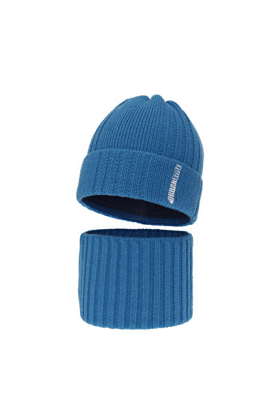 MiniKids Balaton blue hat and scarf set 54-58