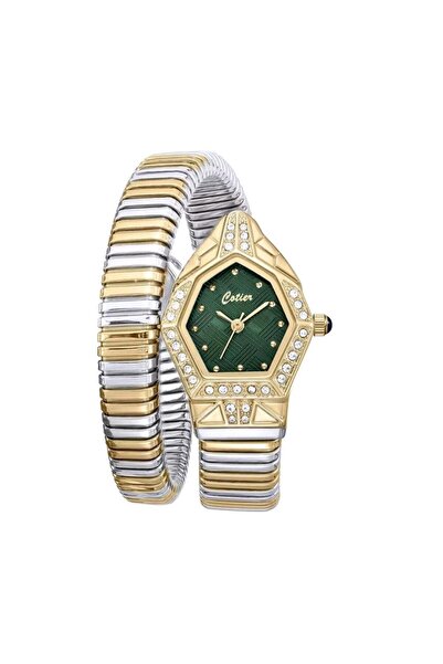 Cotier Women's casual gold watch