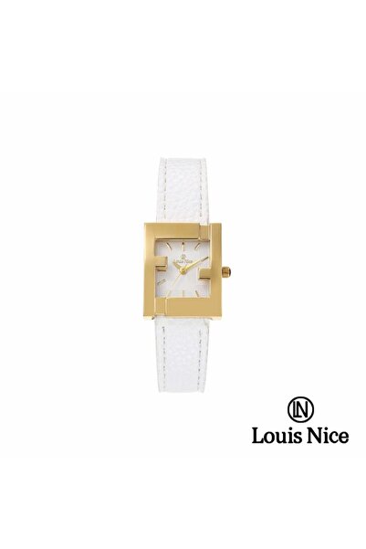 Louis Nice Louis Nice women's watch, white Leather