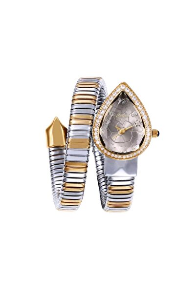 Cotier Elegant women's watch in silver and gold
