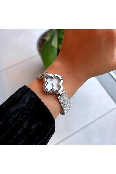 Louis Nice Women's matte silver watch