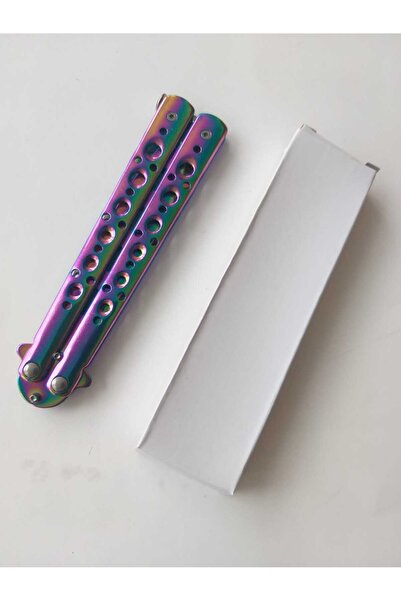 Tactical Line 21 cm Paslanmaz Çelik Eğitim Kelebek KESKİN DEĞİLDİR