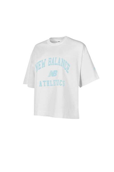 New Balance Nb Lifestyle Women Tshirt Wnt1402-Wt White T-Shirt