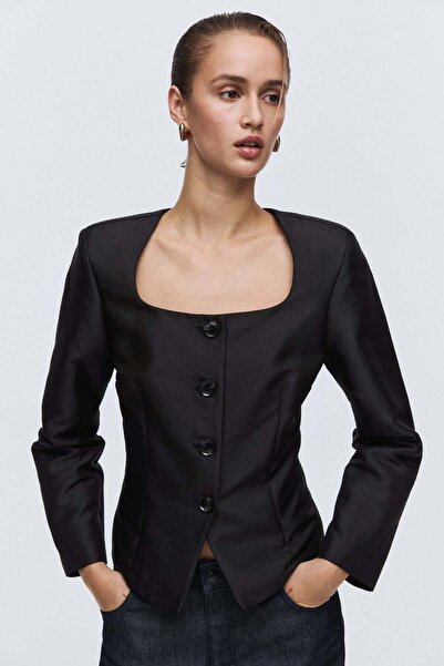 H&M Square-neck blazer
