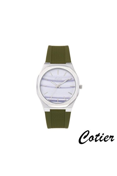 Cotier Couture men's watch, green silicone