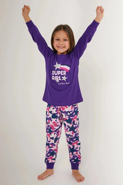 Rolypoly Girls' Two-Piece Set - Purple