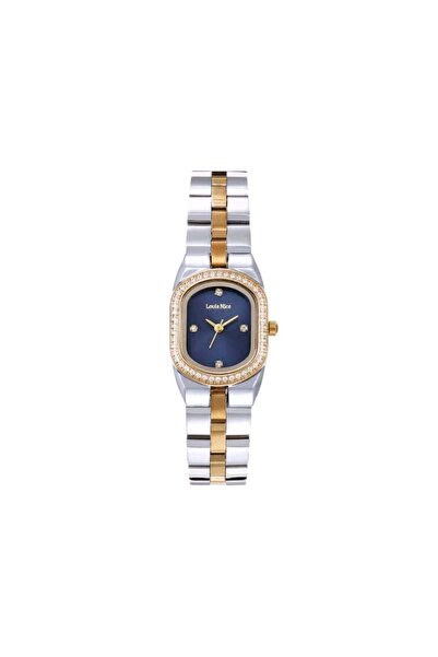 Louis Nice Women's silver and gold steel watch