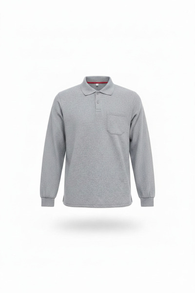 Secura İş Güvenliği Collared Sivit Gray 100% Cotton Winter Jacket with Left C...