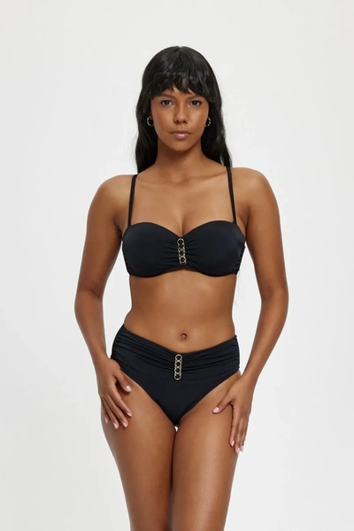 Louren B21180 Bikini Set with Empty Capsules-Black