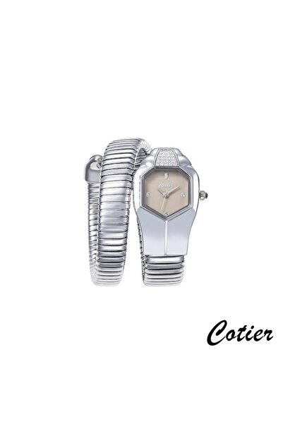 Cotier Couture Steel Silver Women's Watch