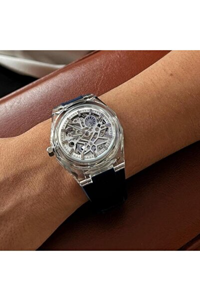 Cotier Couture men's silicone watch, blue