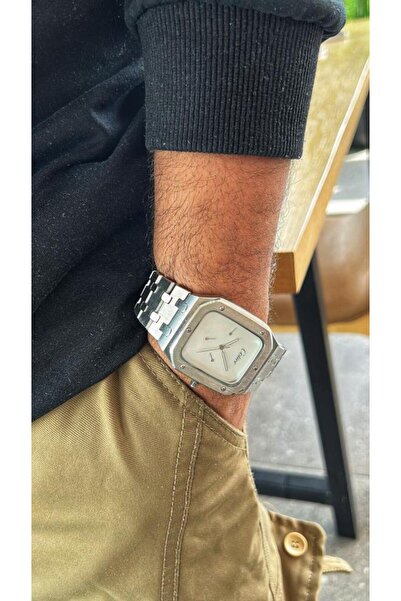 Cotier Couture men's steel watch in silver
