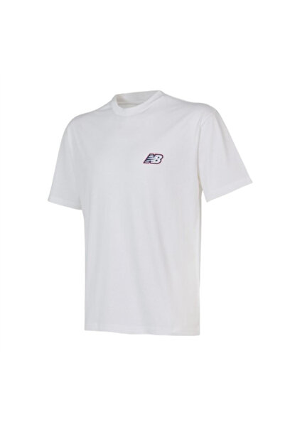 New Balance NB Lifestyle Ανδρικό T-shirt MNT1647-WT Λευκό T-shirt