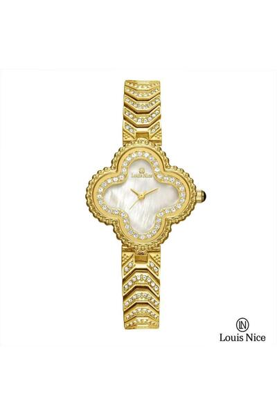 Louis Nice Louis Nice women's watch, crystal steel, gold