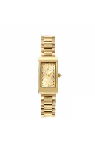 Louis Nice ساعة نسائية لويس نايس ستيل ذهبي
