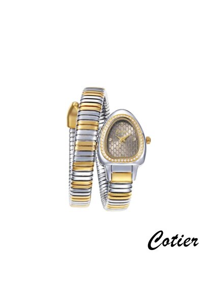 Cotier Couture Steel Women's Watch in Silver and Gold