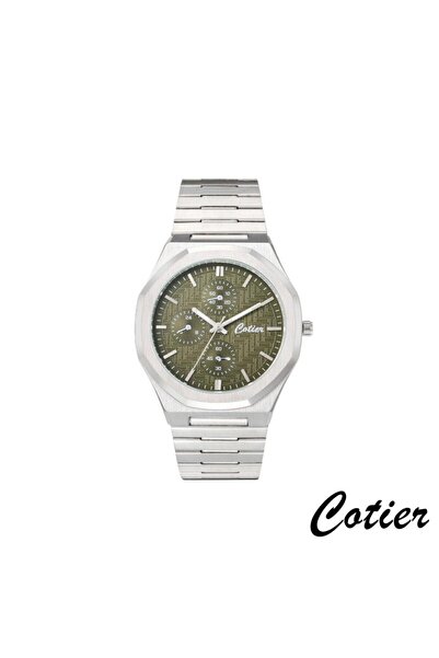 Cotier Men's Couture Steel Silver Watch
