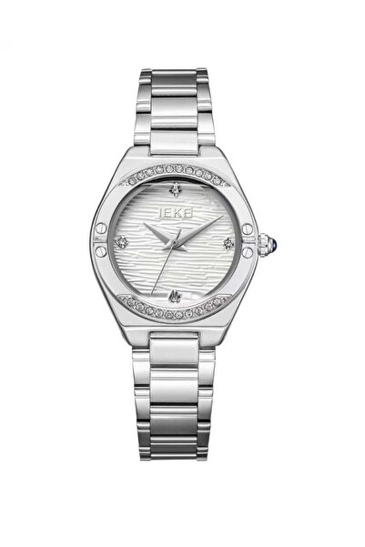 IEKE Women's silver steel watch