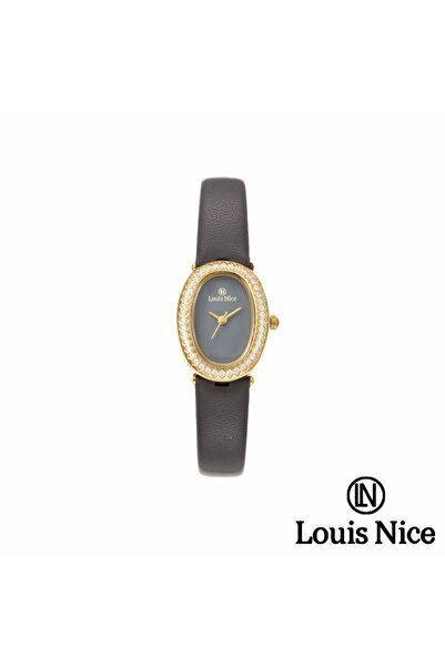 Louis Nice Louis Nice women's watch, brown Leather