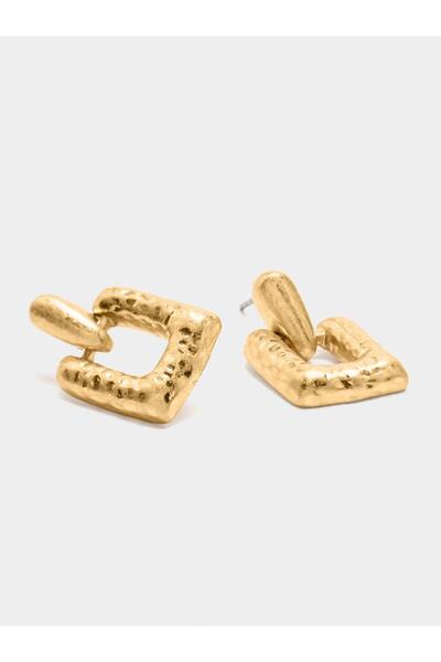 PARFOIS Kare Şeklinde Kısa Küpe