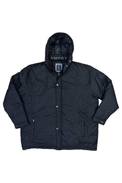 ANNEX Plus Size Men's Hooded Puffer Coat