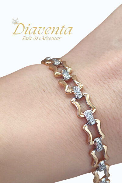 DİAVENTA TAKI VE AKSESUAR Xuping Vip Trend Model Stone Bracelet Xuping Rose G...