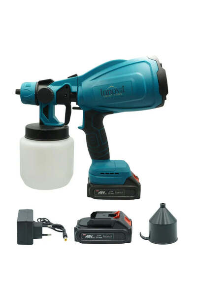 Promagg Professional Cordless Paint Spray Pistol 48V, 210W – 800 ml Tank