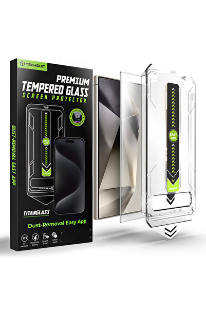 Techsuit Samsung Galaxy S24 Ultra Ξεκλείδωμα με δακτυλικό αποτύπωμα TitanGlas...