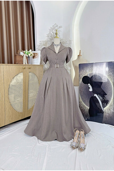 Gorgeousyang Trends Formal Maxi Dress Overlap Sleeves