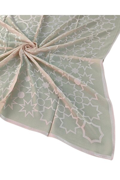 mim eşarp Egyptian Scarves Star Patterned Devore Scarf