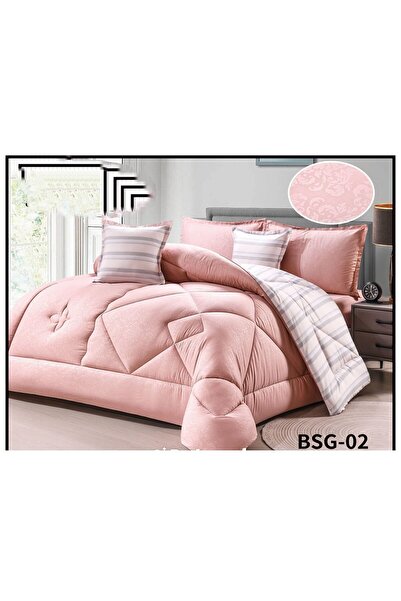 alzawia Summer double bedsheet set, 6 pieces, new design