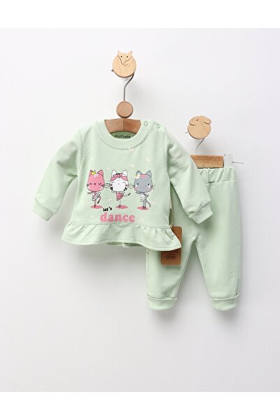 MiniKids Compleu Let s Dance, verde 80 (9-12 luni)