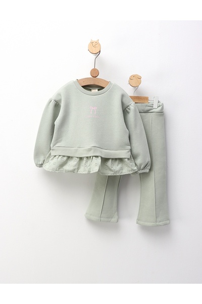 MiniKids Compleu vatuit, J\'ador Le Ballet, verde 110 (4-5 ani)