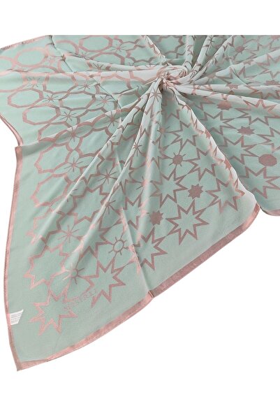 mim eşarp Egyptian Scarves Star Patterned Devore Scarf