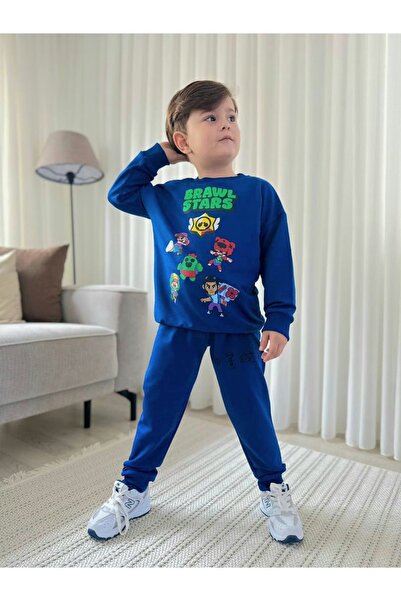 NURTOPU طقم للأولاد مكون من قطعتين، متوسط ​​السماكة، مناسب للفصول الأربعة، مص...