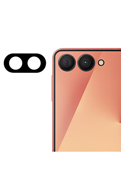 Techsuit Folie foto completă din sticlă pentru Samsung Galaxy Z Flip 7, neagră